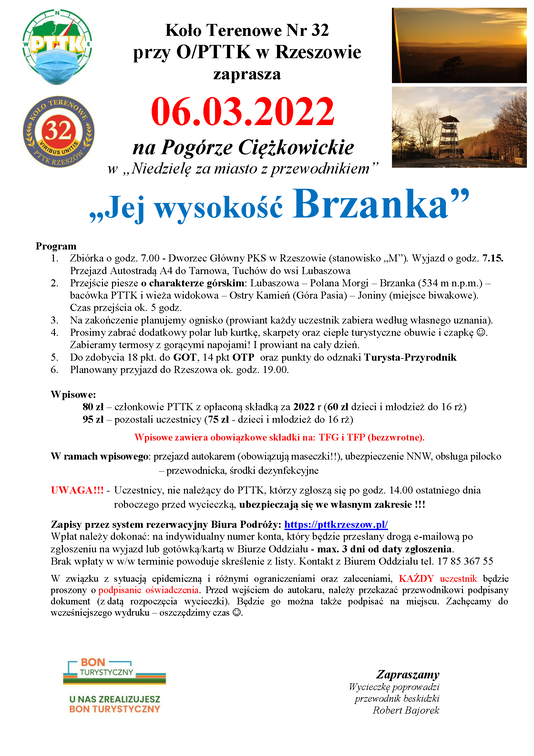 2022-03-06 Pogórze Ciężkowickie - Brzanka
