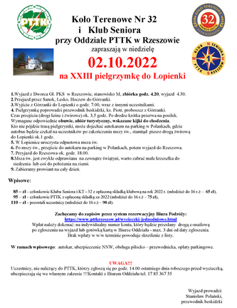 z2022-10-02 KT32 i KS XXIII Pielgrzymka do Łopienki