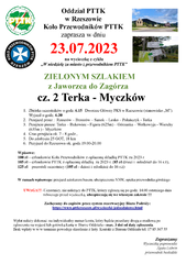 x 2023-07-23 Koło Przewodników - Zielonym szlakiem cześć 2 w