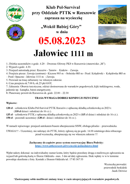 x2023-08-05 Wokół Babiej Góry - Jałowec 1111 m.png
