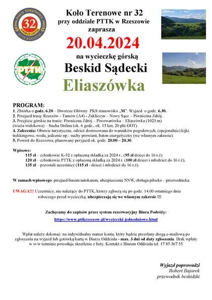 x 2024-04-20 Beskid Sądecki - Eliaszówka