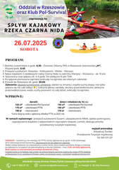 x 2025-07-26 PS Spływ kajakowy rzeka Czarna Nida